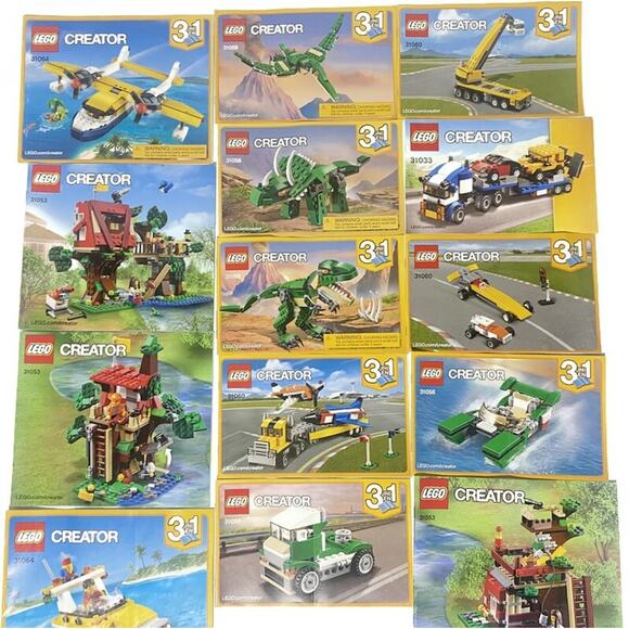 LEGO Lot of 30+ Modern Instruction Manuals Star Wars Minecraft Lego City etc - Picture 6 of 9